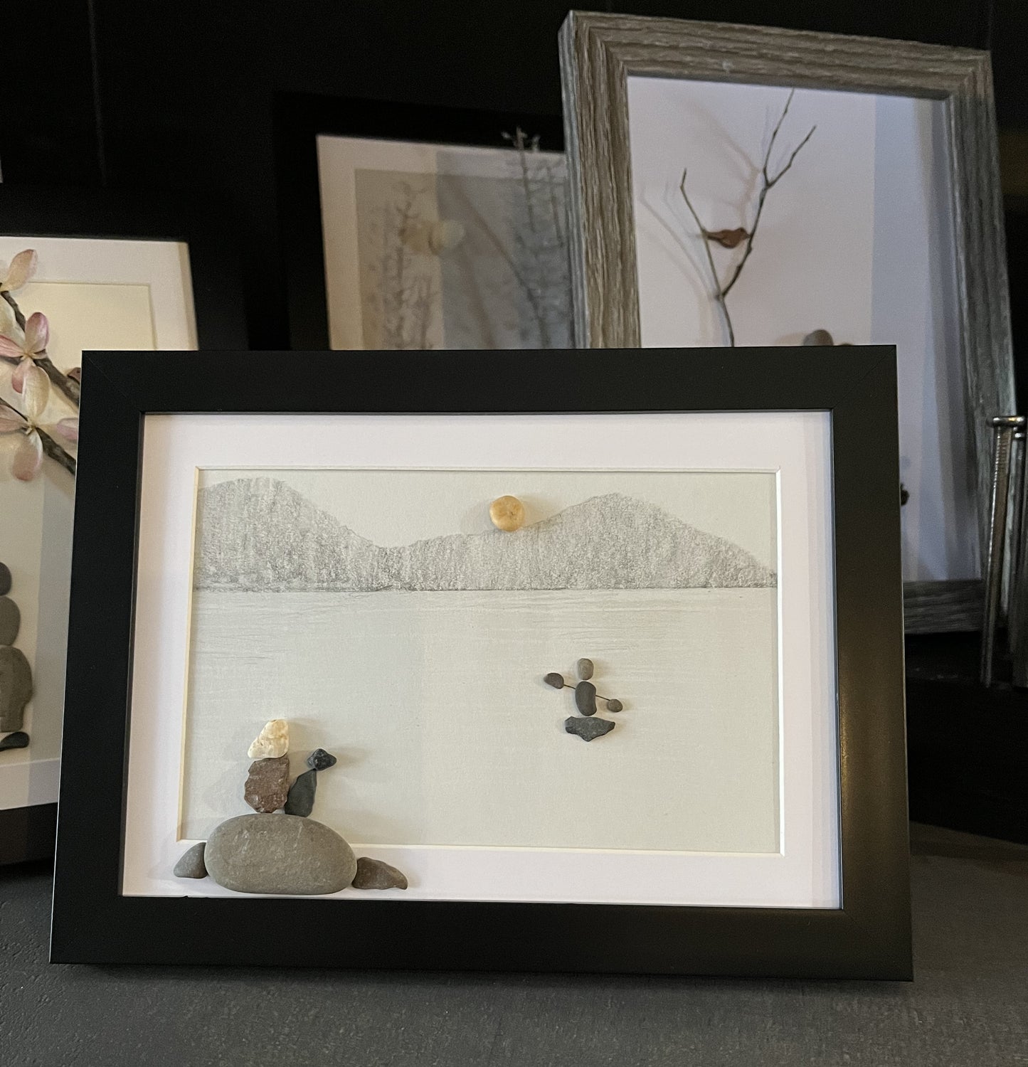 Lake Life -Pebble Art